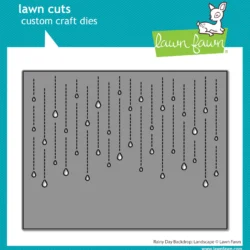 Lawn Fawn Rainy Day Backdrop: Landscape Die Set