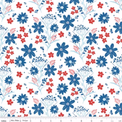 Riley Blake Firework Fields - Main White