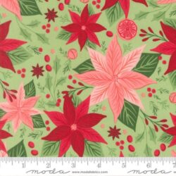Moda Merrily On High - Merrily On High Florals Poinsettia