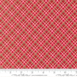 Moda Merrily On High - Christmas Red Plaid