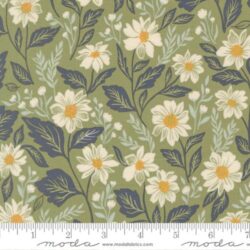Moda True Love - Romance Blooms Florals Green